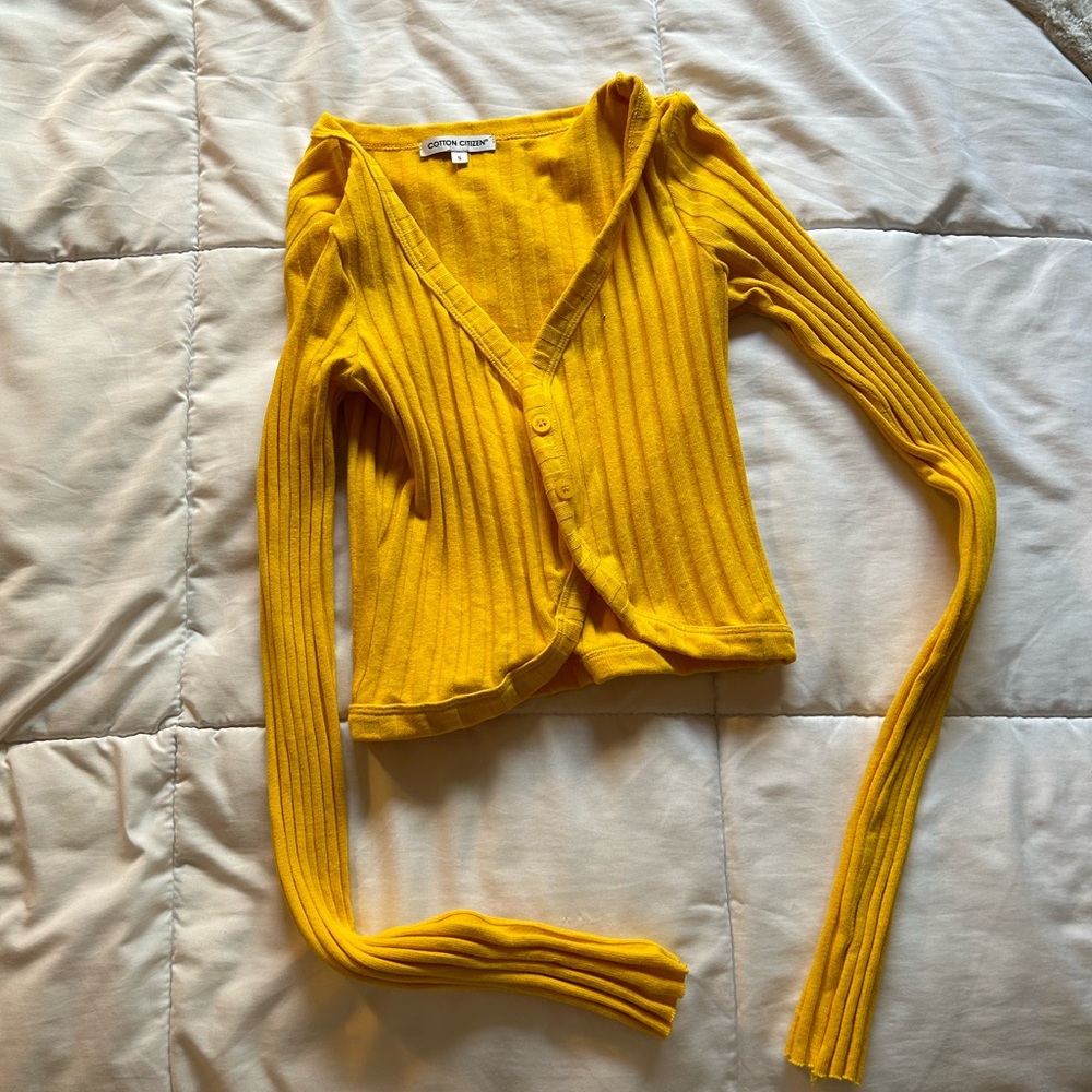 Cotton citizen cropped cardigan
